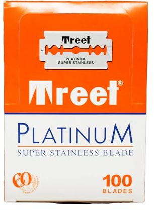 100 Treet Platinum Rasierklingen