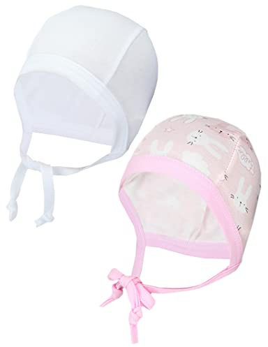 TupTam Unisex Baby Erstlingsmütze zum Binden 2er Pack