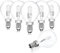Bonlux 28W G45 E14 Halogenbirne e14 dimmbar warmweiß 2700K 340-370lm AC220-240V hohe Temperaturbeständigkeit 100° e14 Edison für Heimbeleuchtung, Wohnzimmer, Restaurant, etc (6 Stück)
