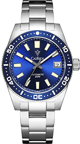 CADISEN Automatik Uhr Herren Mit Gangreserve Mechanische Wasserdicht NH35 Uhren männer