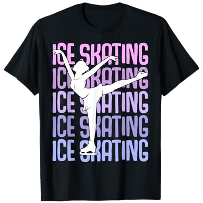 Ice Skating Figure Skater Girls Women T-Shirt