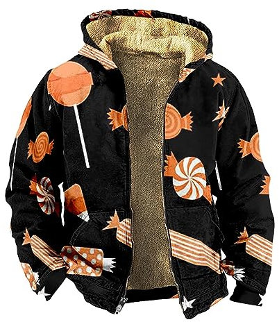 KONG JIMFAN Puffer Jacke Herren Pullover Herren Ohne Kapuze Motorradbekleidung Fahrradjacke Bomberjacke Grün Sportjacke Strickjacke Herren Winterjacke Herren Oversize Bomberjacke(Black,L)