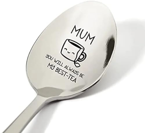 Mothers Day Gifts for Mum Thoughtful Mother's Day Gift for Mum Ideas Funny Tea Spoon You'll Always be My Best Tea Funny Gift for Mum Joke Birthday Gift Mother's Day Gift Idea