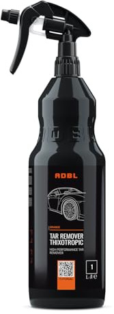 ADBL Tar Remover Thixotropic (1L) - Hochwirksamer Teer, Harz und Asphaltentferner mit natürlichen Citrusölen - Gel-Formel für langanhaltende Wirkung - Sicher auf Oberflächen, entfernt Fett & Öle