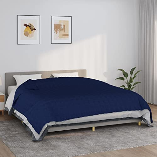 Lauuoeriau Bettwäsche & Bettwäsche, Bettwäsche, Decken, Gewichtsdecke, Blau, 220 x 260 cm, 15 kg Stoff