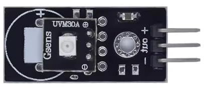GADAW Ultraviolett-Strahlerkennungssensoren-Kits, elektronisches Board-Modul, 3–5 V, Ultraviolett-Lichtsensoren, Entwicklungsmodul