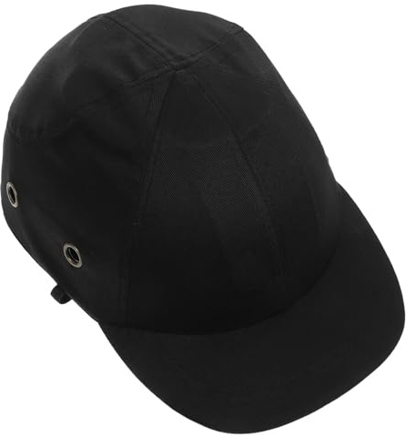 Black Welding Hat Portable Welder Cap for Outdoor Working | Abs and Eva Sponge Build, Protective Versatile Design, Black Four-hole Safety Cap