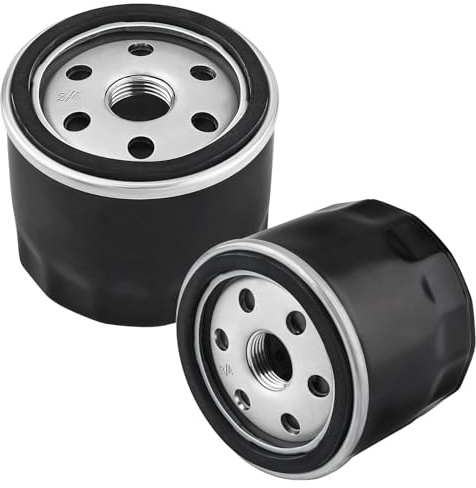 Lot de 2 filtres à huile de rechange pour moteurs Kohler, tondeuses à gazon et tracteurs de jardin, compatibles avec Cub Cadet Craftsman Troy Bilt Gravely Toro remplace KH‑12‑050‑01 12‑050‑01‑S 12 050