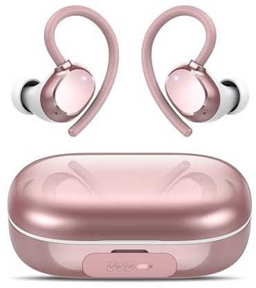 Wireless Earbuds, 2026 Bluetooth 5.3 Headphones In Ear with 4 ENC Noise Cancelling Mic, New Bluetooth Earbuds Deep Bass Stereo Sound, 128H Playtime LED Display Wireless Earphones IP7 Waterproof