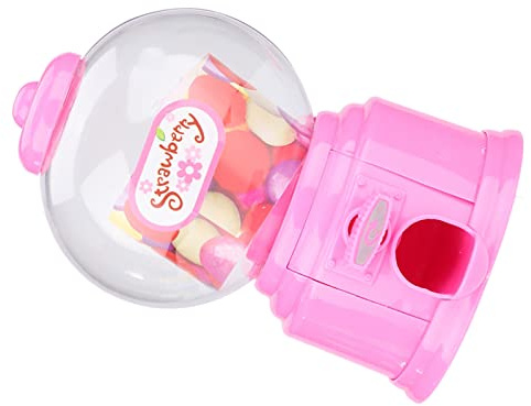 Generic Máquina de Dulces para Niños, Mini Dispensador de Chicles de Plástico Portátil para Niños, Merienda, Jardín de Infantes (PINK)