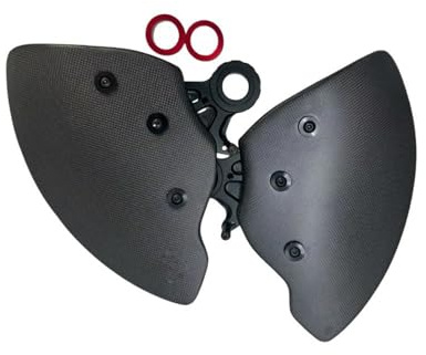 Adatto per Ducati Panigale Frenante Condotti di Raffreddamento Ad Aria di Aspirazione Accessori Moto In Fibra di Carbonio Condotto aria moto(Black)