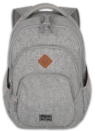 travelite Sac à Dos Bagage Cabine BASICS, 45 cm, 22 Litres, Sac à Dos Quotidien