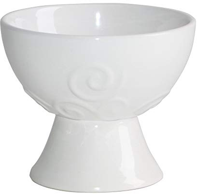 Bitto Räucherkelch Helena Keramik glasiert Creme, Räuchergefäß H: 9 cm, Ø 12,5 cm