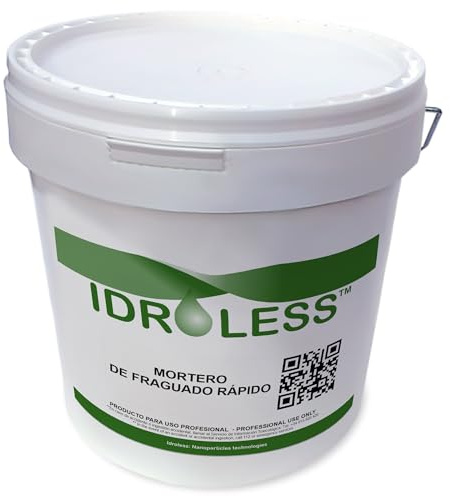 Mortero Tapafugas Fraguado Rápido 20kg Humedades Fugas Filtraciones Muros | Sella fugas y filtraciones de agua al instante. Ideal para reparaciones urgentes en muros, sótanos y depósitos.
