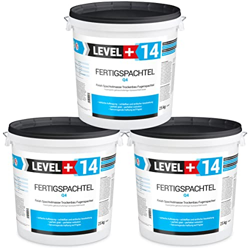 75 kg Fertigspachtel Spachtelmasse Glättspachtel Fugenspachtel reinweiss Weiß RM14