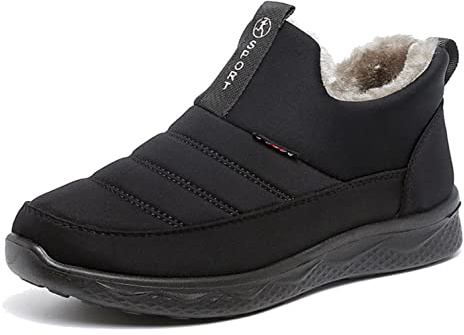 Winterstiefel Damen Wasserdicht Warm Winterschuhe Gefütterte Schneestiefel Winter Kurzschaft Stiefel Boots CN42 EU40