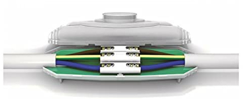 ETELEC Giunto LINEARE in Resina COLATA E MORSETTIERA 1KV A00406