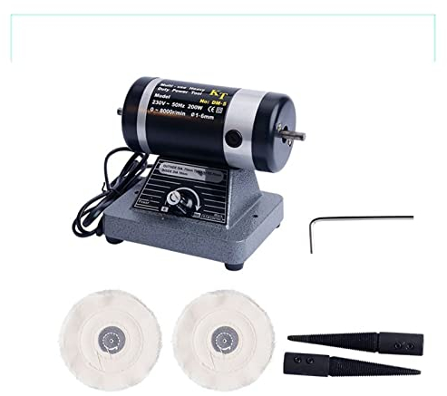 JORAsa Banc Tour Polisseuse Bureau Tissu Roue Machine De Polissage Vitesse Réglable Bijoux Rectifieuse Petite Broyeur pour La Fabrication De Bijoux (Taille : KIT6)