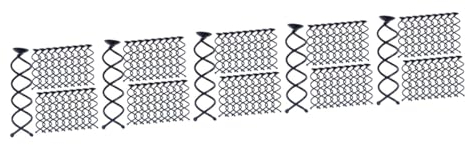 FRCOLOR 100stücke Spiral-haarklammern Verstellbare Bun Clips Aus Strapazierfähigem Für Hochzeiten Gartenpartys Und -frisuren Mit Zubehörträger