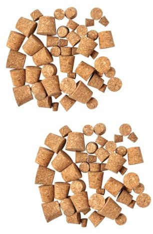 ABOOFAN 200pcs Elegant Wine Bottle Cork Stopper Airtight Bottle Sealing Cover for Drinks for Home Bar Restaurant