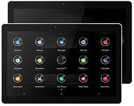 USKI 10,1-Zoll-Auto-Kopfstützen-Monitor HD 1080P-Video-Touchscreen WiFi/Bluetooth/USB/SD//FM MP5-Video-Player(2 Pcs Monitor)