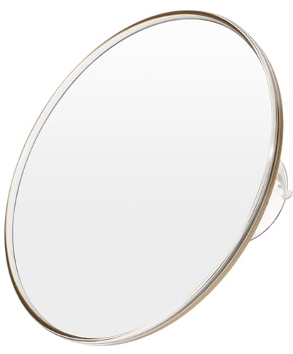 FRCOLOR Espejo De Aumento con Ventosa Espejo De Maquillaje Redondo De Un Solo Lado Compacto para Viaje Y Baño Alta Definición 5.90 Pulgadas