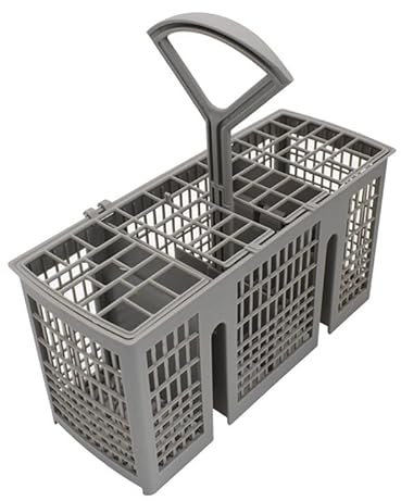 Universal Dishwasher Cutlery Basket Replacement, with Removable Handle, Dishwasher Utensil Holder for and Siemens