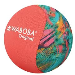 Waboba Wasser-Sprung-Ball – Der Originale Skip-Ball für Ozean, See & Pool – Hochleistungs-Wasser-Spielzeug für endlosen Sommer-Spaß – Robuster, weicher Gelkern für einfaches Springen – Neon Abstract