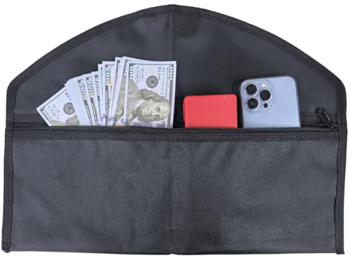 BEISUOSI Stash-it Kleiderbügel-Umleitungssafe mit versteckter Tasche, passt unter hängende Kleidung, mit Tasche zum Verstecken von Wertsachen für Zuhause oder Reisen (1, Schwarz)