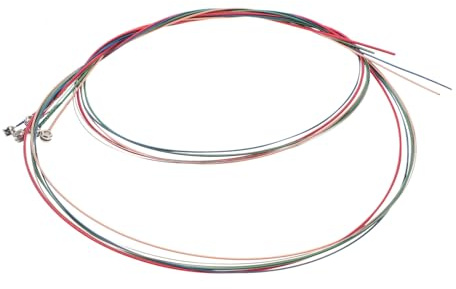HONITANO 6stücke Pack Gitarrensaiten Gitarre Metall-akustikgitarrensaiten Ersatz-gitarrensaiten Gitarrenzubehör für Folk-gitarre
