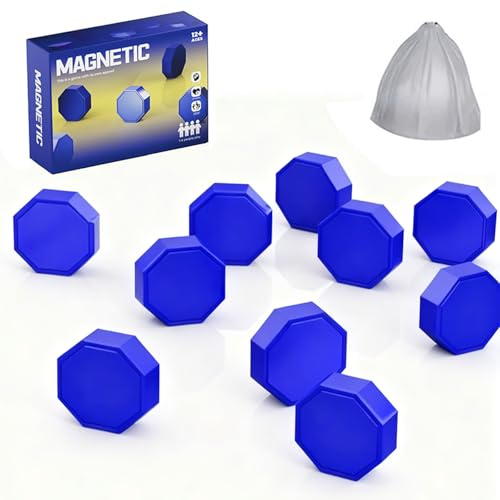 Juego de Imanes de Ajedrez de Combate, Juego de Lógica Portátil con Bolsa de Viaje, Ajedrez Magnetico para Familia, Fiestas, Cumpleaños y Navidad