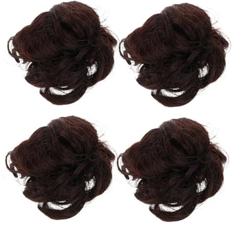 FRCOLOR 4 Pinzas Para El Pelo Con Agarre Para Moño Pinzas Dobles Para Mujer Con Alambre De Alta Temperatura