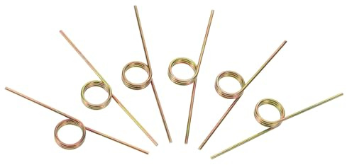 HOUDERCO Ressorts de Torsion pour Couvercle de Poubelle 10 Pièces en Acier Zingué Ressorts Robustes de Remplacement pour Petit Seau à Ordures Adaptés à la Réparation et Maintien
