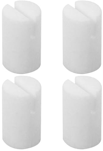 Ciieeo 4 Piezas de Cejuela de Puente para Banjo en Hueso de Buey Blanco, Accesorios para Banjo Fuerte Sustain Sonido