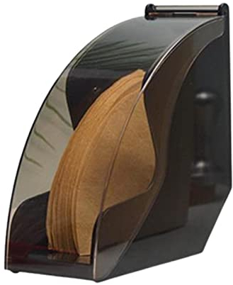 Gusengo Porte-Filtre à Café, Rangement pour Papier, Boîte Support Acrylique pour Cuisine, Bar
