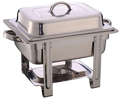 Stalwart DA-WH834 Small Chafing Dish Stainless Steel 4 litres