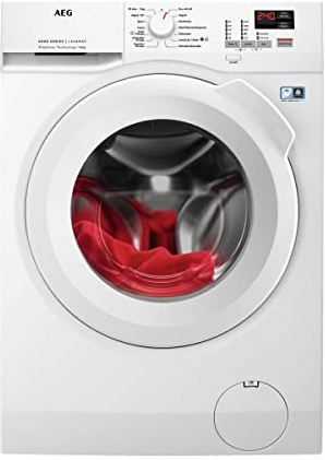 Lavadora Aeg L6FBK841P Blanco 8 kg 1400 rpm