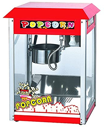 Generic Commercial Popcorn Maker, Hot Popcorn Machine, Vintage Tabletop Electric Popper, Makes 10 Cups, Healthy and Quick Snack Suitable for Home Use, Party, Movie Nights and Birthday Gift