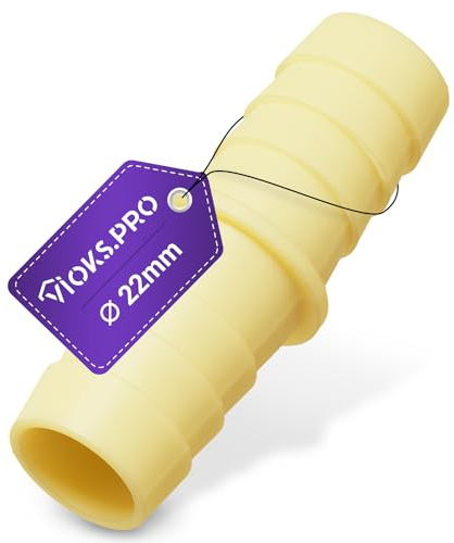Viоks.pro Waschmaschine Ablaufschlauch Adapter Ø22mm für Flexibler Ablaufschlauch Verlängerung/Abwasserschlauch Spülmaschine & Schlauchverbinder für Wasserschlauch Waschmaschine