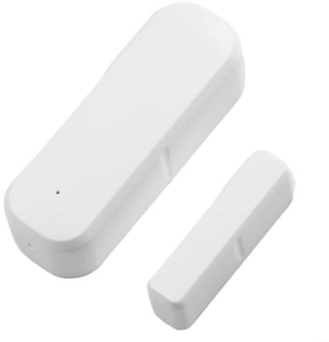 Tür-Fenster-Sensor, aufgerüstet für Tuya Türsensor, WLAN für Zigbee Smart Magnet, App-Steuerung, kein Hub erforderlich (für Zigbee)