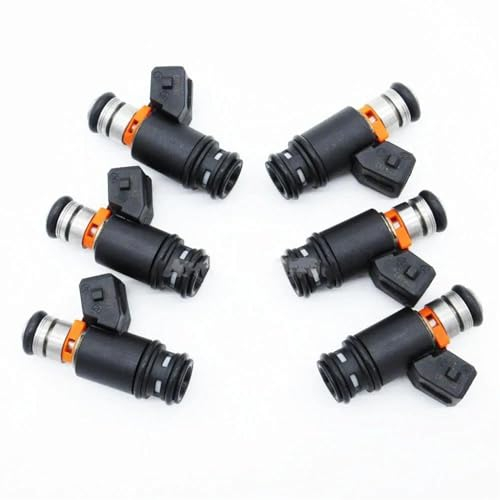 Injektor 6 Stücke IWP022 FÜR VW FÜR AFP VR6 2,8 AES Euro FÜR Van FÜR Golf FÜR Jetta Kraftstoff Injektor 805000348303 021906031D Kraftstoff Injektor