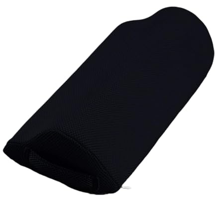 JISADER Venenkissen Beinhochlagerungskissen Hoch, Ergonomisches Venenkissen zum Beine hochlagern, Medical orthopädisches Venenkissen, Keilkissen Stützkissen für Büroarbeit Beine & Knie, Schwarz