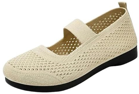Ballerine da Donna Scarpe Estive per Donne Balletto Casual Balletto Le Donne in Gravidanza Leggera A Maglia Scivolano su Poco Profondo