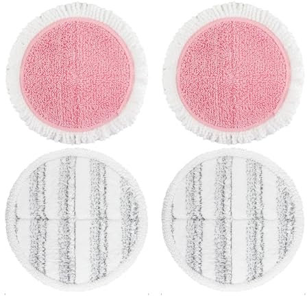 Steam Twister Ersatz Pads für Living ton Twister Dampfreiniger Ersatzpads Wischpads - 16cm Ersatz Pads für alle Böden