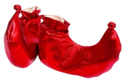 Harilla Clown Shoes Covers Men Women Halloween Fancy Dress Novelty Costume Decorations, Red