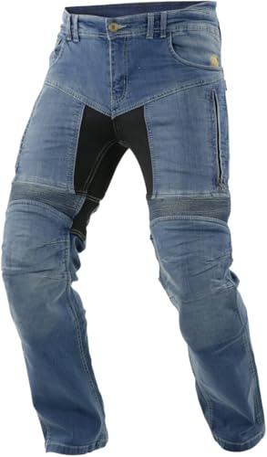 Trilobite Parado Doublelayer Slim Motorrad Jeans, blau, 36/32 | Denim