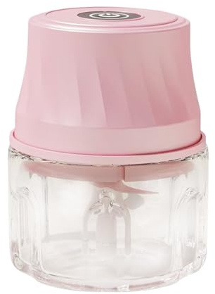 Tritatutto Elettrico Aglio | 350ml Utensili da Cucina Ad Alta Velocità - Mini Tritatutto E Per Alimenti E Aglio | Per Purea Verdure Carne Cile Frutta Insalata Cucina Della Casa Res