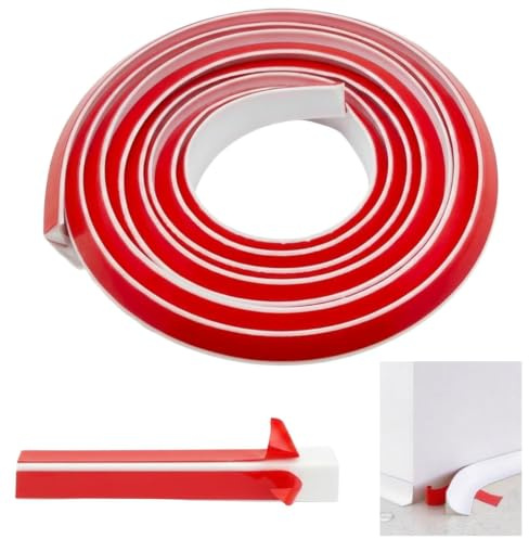 AggSound Moulures décoratives autocollantes blanches de 3 m, 15 mm x 15 mm, en silicone flexible, pour salle de bain, cuisine, salon, mur