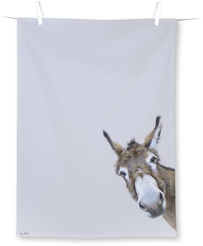 Ihr - T 1078945 - Geschirrtuch, Donkey Gonzo, Esel, Baumwolle, Bedruckt, 50cm x 70cm