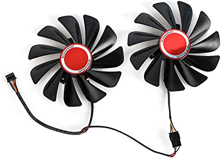 InRobert FDC10U12S9-C 95mm Video Card Cooler Fan Replacement for XFX RX 590 Fatboy,RX 580 GTS Graphic Card